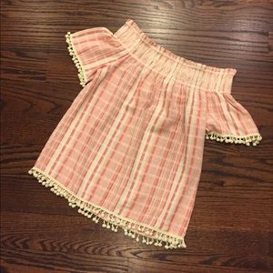 Antibes Blanc off the shoulder top